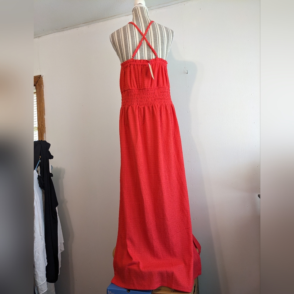 Michael Kors summer maxi slit cross straps dress nwt - Picture 7 of 15